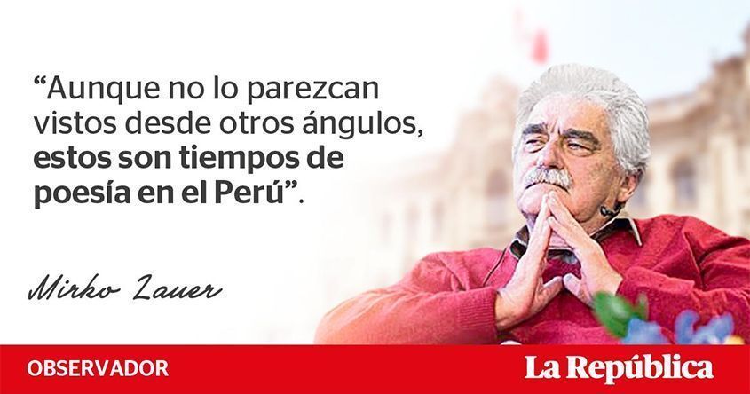 Mirko Lauer-  OPINION Observador. La República  