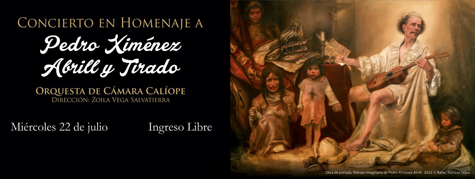 Pedro Ximénez Abrill Tirado (Arequipa, 1784 - Sucre 1856)