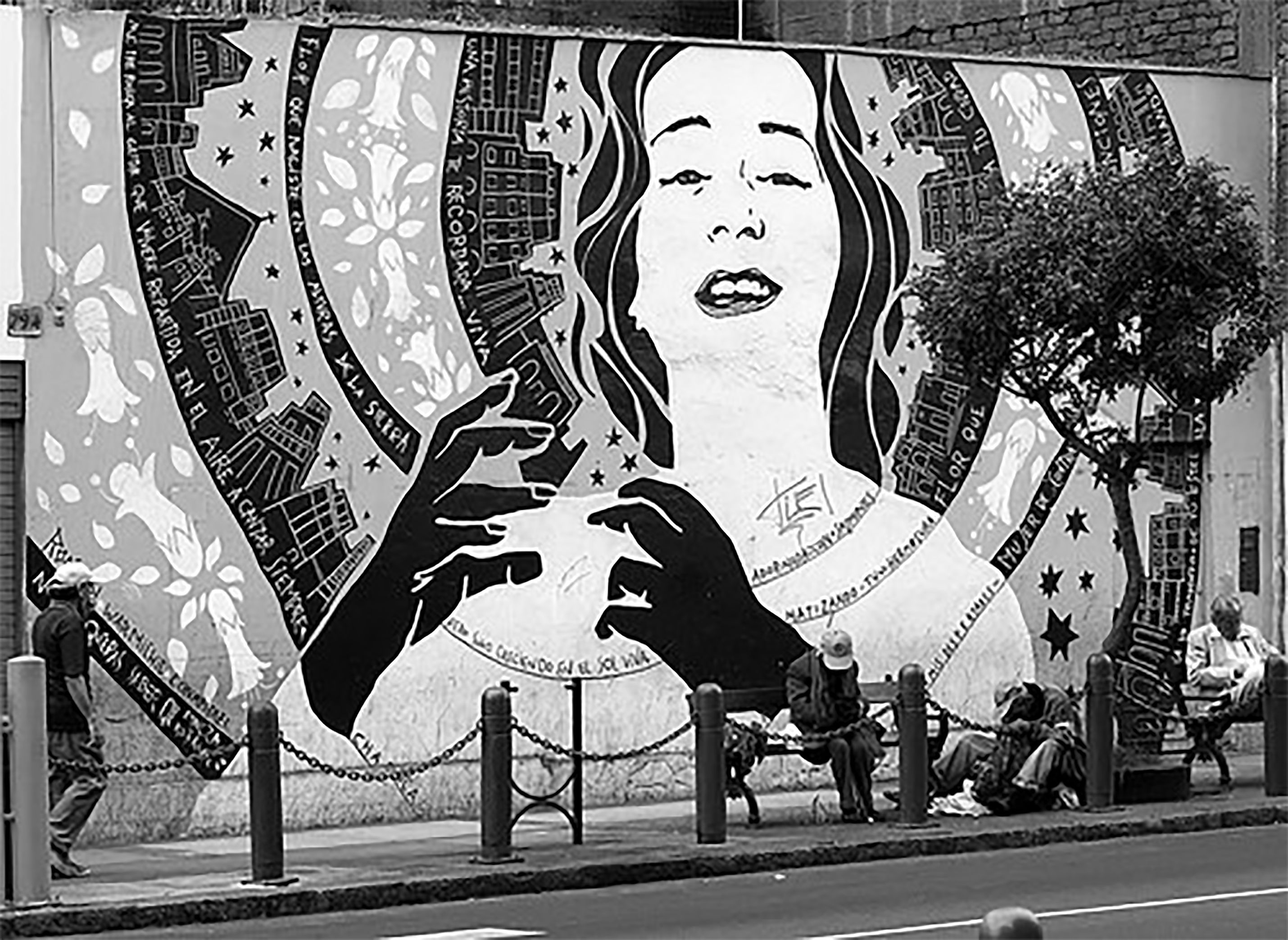  Art Dino: Chabuca Granda (Mural). Lima, Perú.