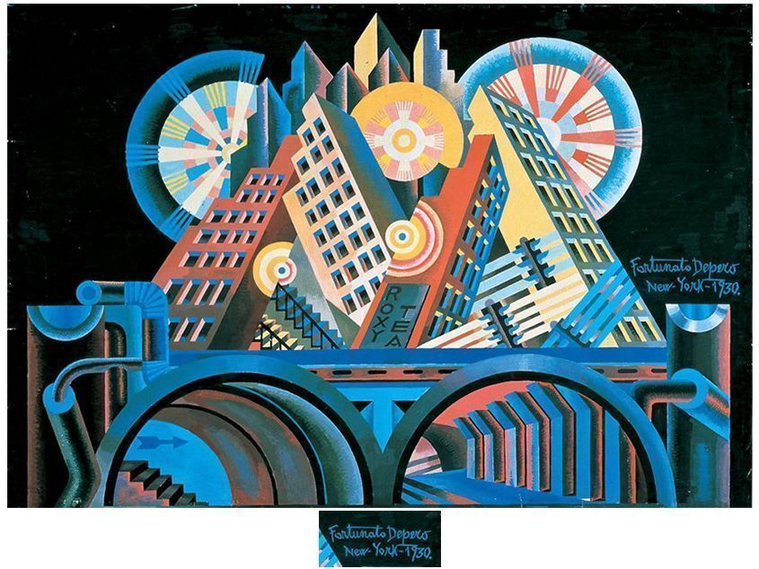 Fortunato Depero - New York 1930