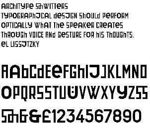 systemchrift de K Schwitters