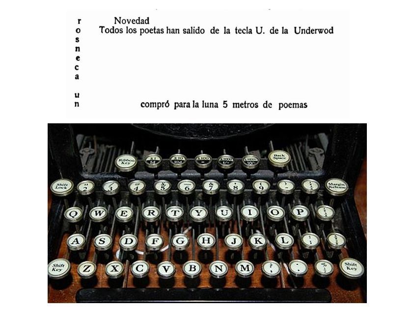 Todos los poetas han salido de la tecla de la Underwod