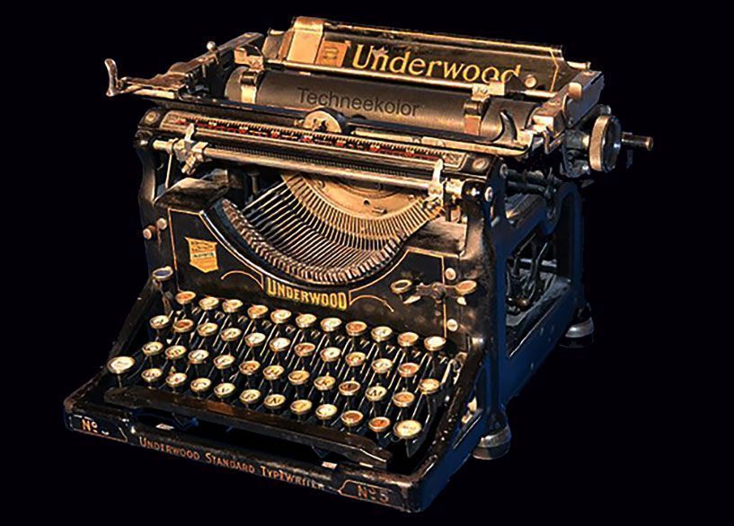 "Todos los poetas han salido de la tecla U. de la Underwod"
