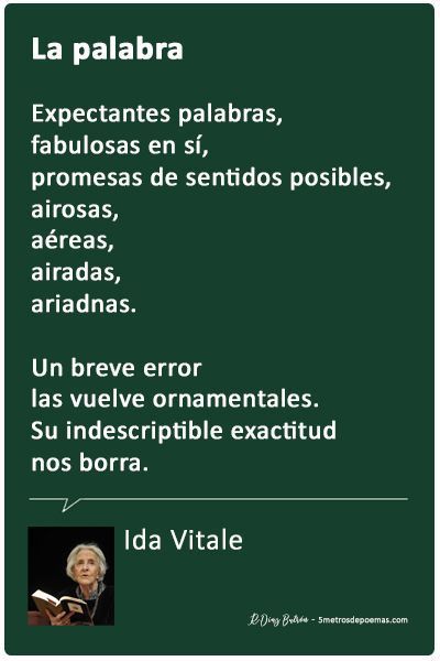 IDA VITALE la palabra web