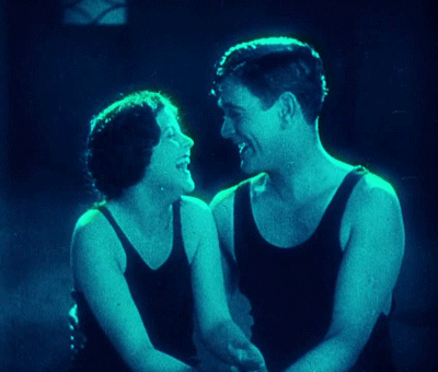 Glenn Tryon y Barbara Kent en "Lonesome"
