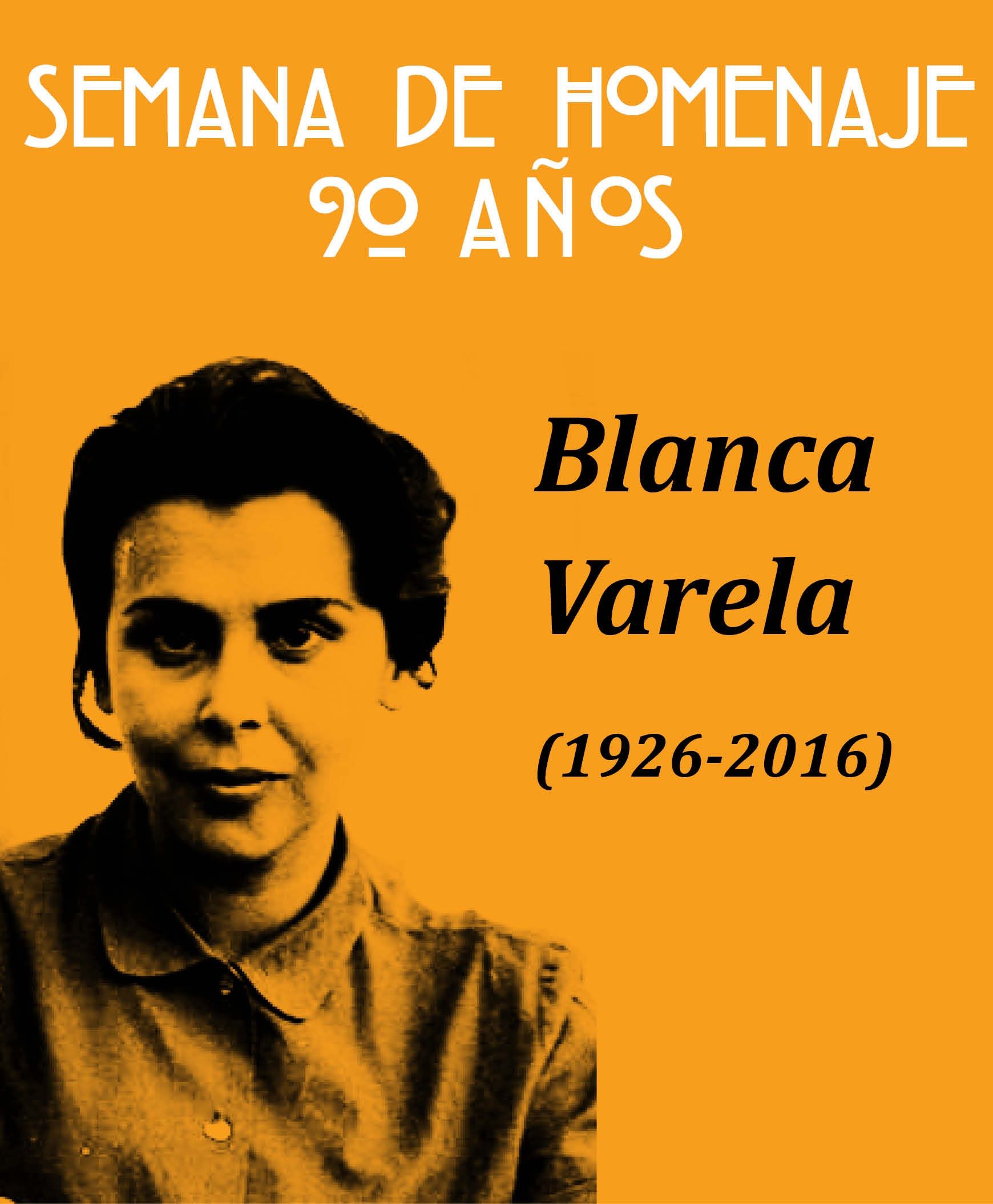 Blanca Varela 90 años.