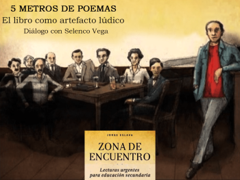 Ilustración de Felipe Morey, basada en el dibujo Els Quatre Gats (antes de 1900) de Ricard Opisso.